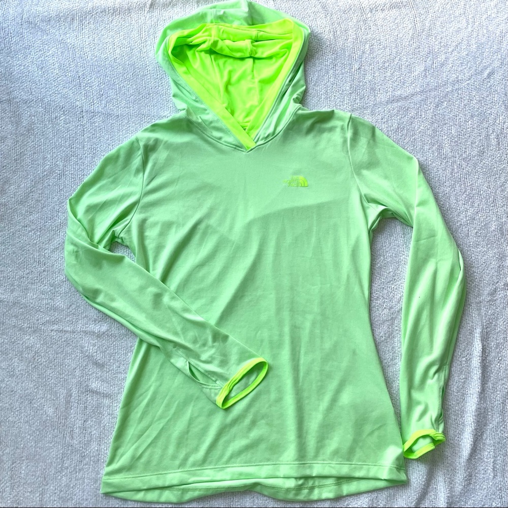 The North Face athletic hoodie